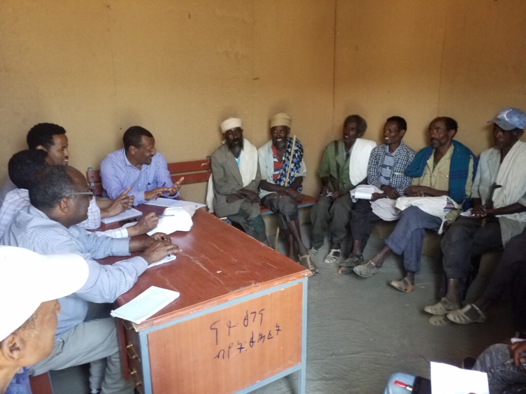 Discussion wit Farmers Tigray-Baekel Scheme